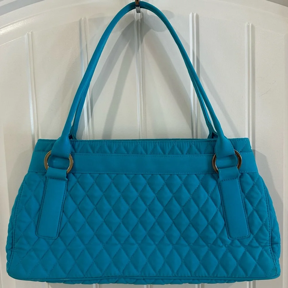 Vera Bradley Turquoise Blue Purse - Picture 1 of 10